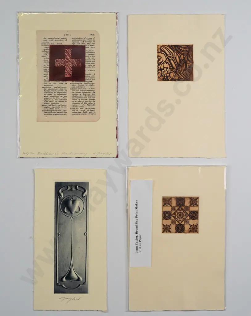 Lynn Taylor -- 4x unframed prints on paper, largest paper size H-200 W-135 Image 1++