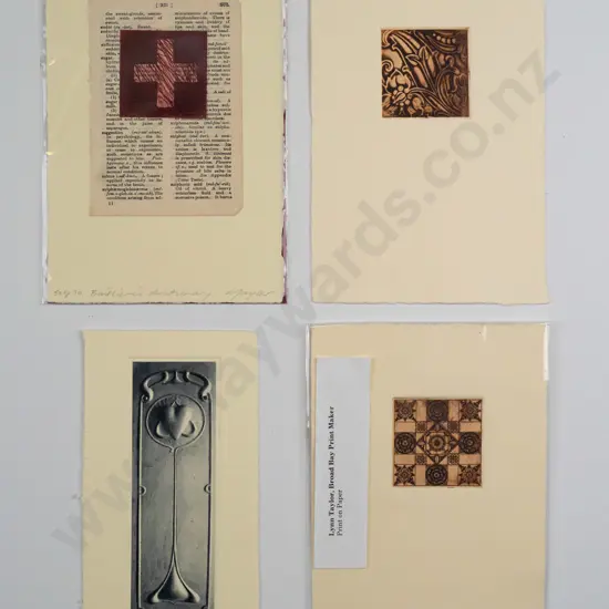 Lynn Taylor -- 4x unframed prints on paper, largest paper size H-200 W-135