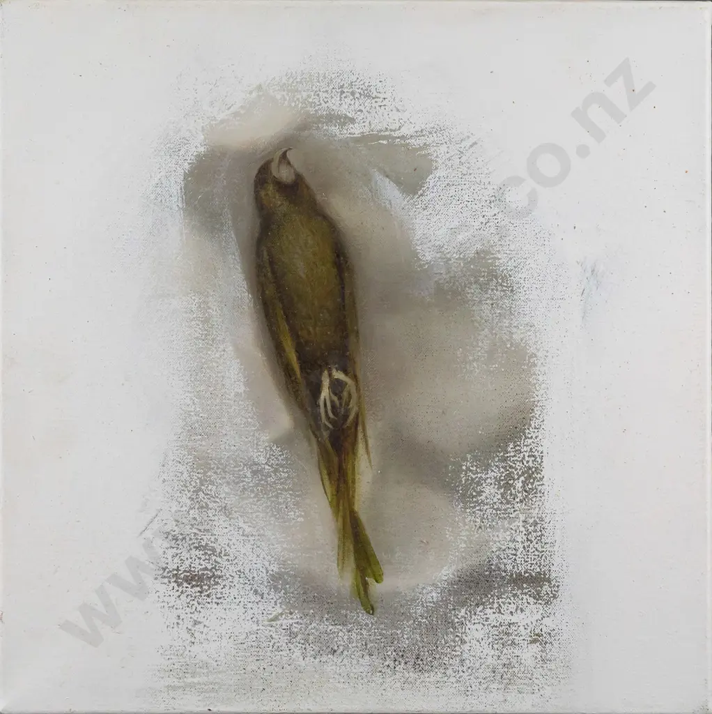 Anita DeSoto 2004 -- unframed oil on stretched canvas "One Last Wish" H-350 W-350 Image 1++