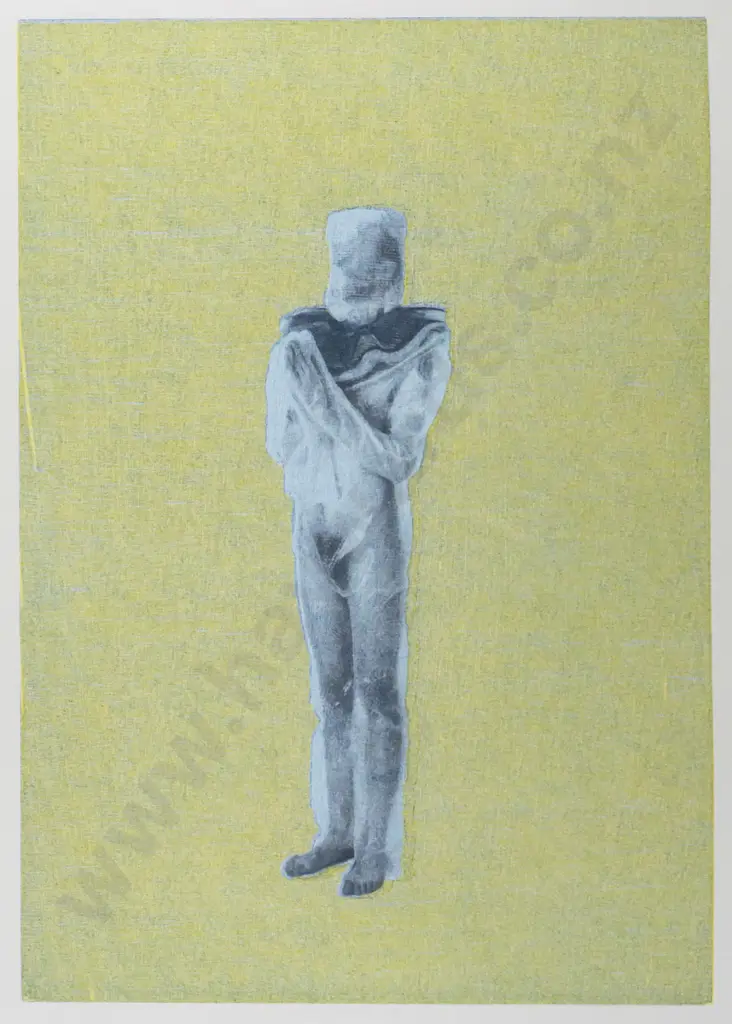 Neil Emmerson 2010 -- framed mixed media on paper "(I Must Confess...) Set #5" ed. 4/9 H-297 W-210 Image 1++