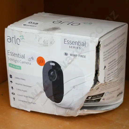 Arlo essential spotlight camera