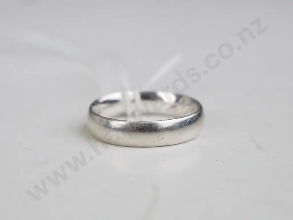 Silver ring with letters Image 1++