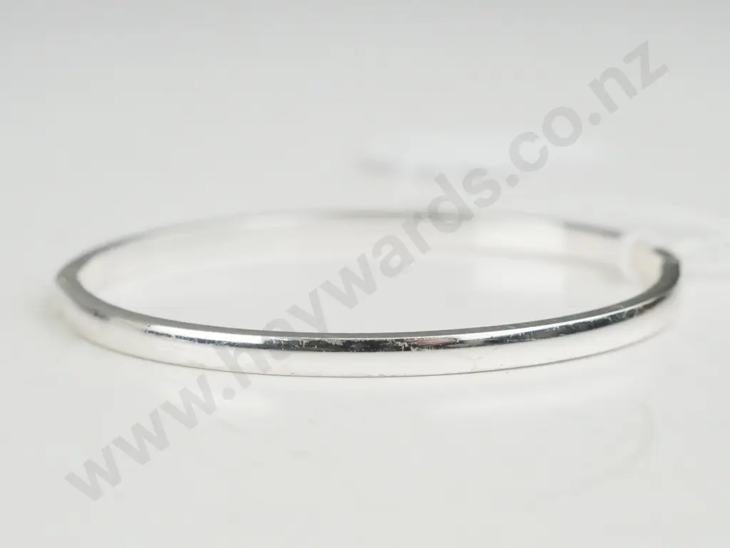 Silver bangle Image 1++