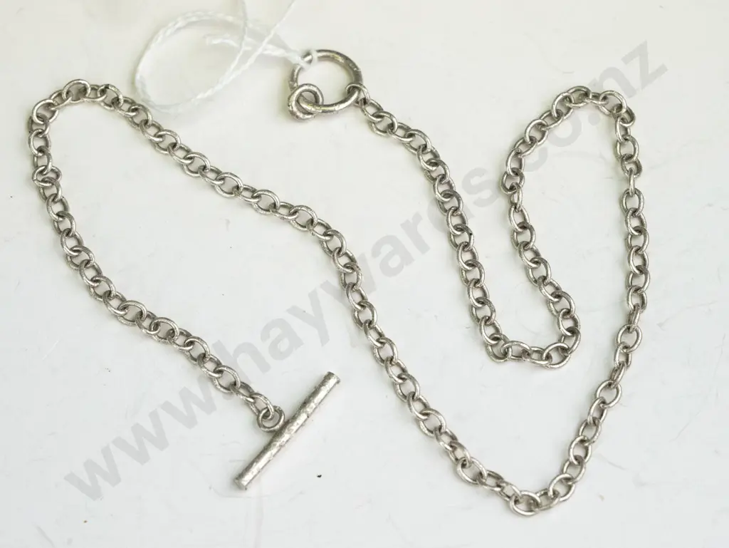 Silver fob necklace Image 1++