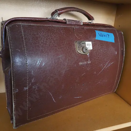 leather satchel