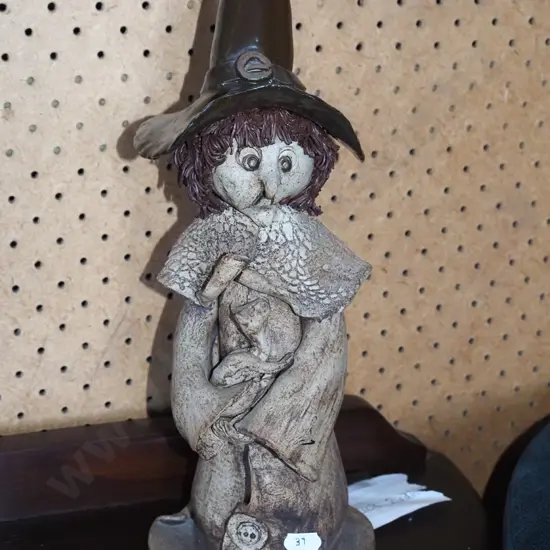 studio pottery witch figurine H330