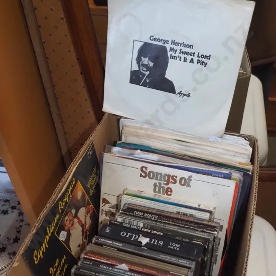 box; 45s, CDs
