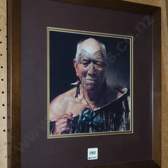 framed Goldie print