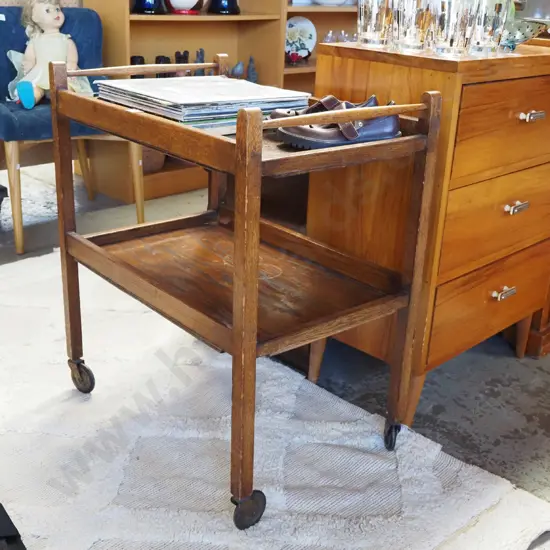 2 tier tea trolley