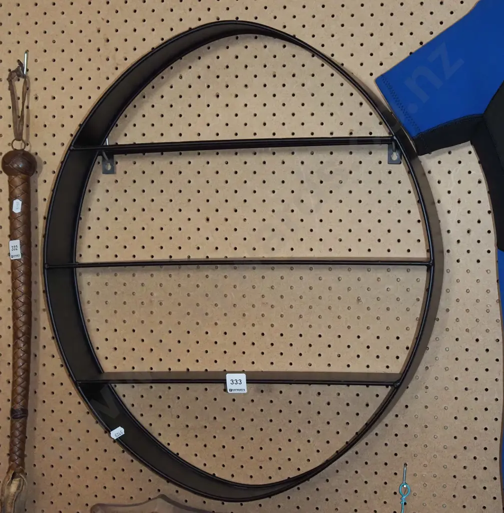 metal oval wall hanging shelves Image 1++