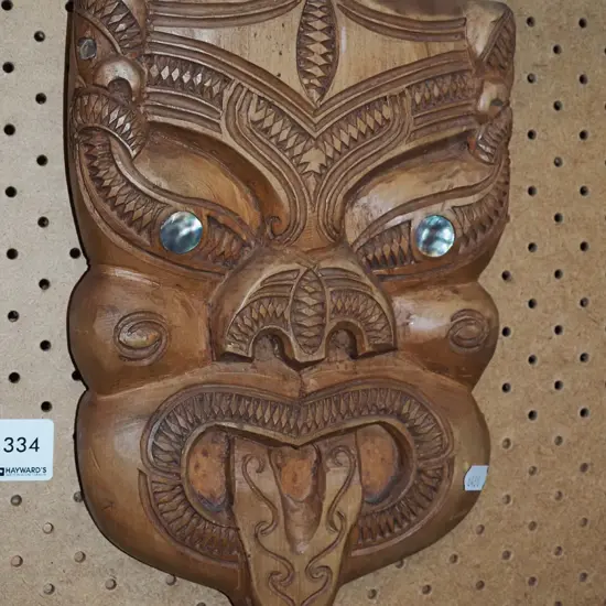 carved tiki H290