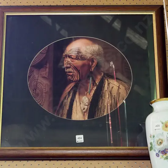framed Goldie print