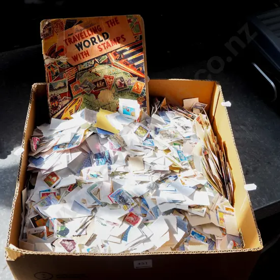 box of stamps