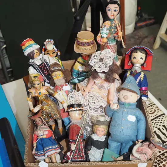 box of dolls
