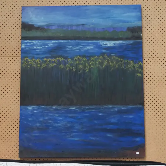 oil on board - wetlands