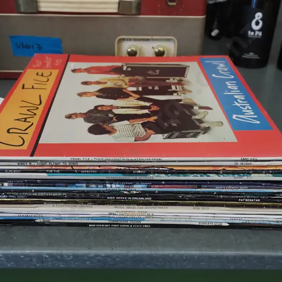 LPs; Australian Crawl, Boney M, The The etc
