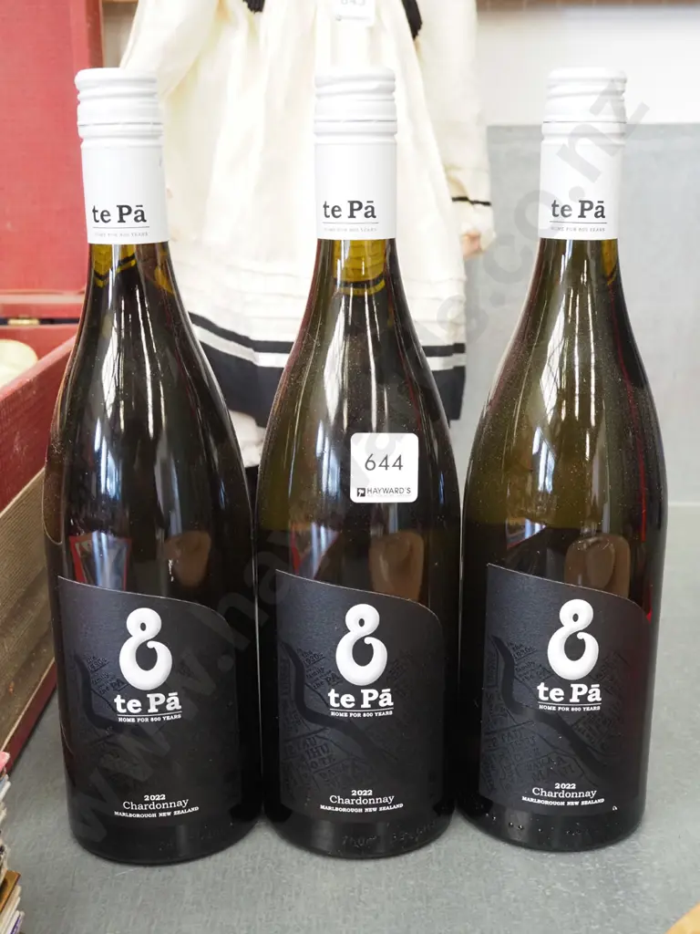 3x bottles Te Pa 2022 chardonnay Image 1++