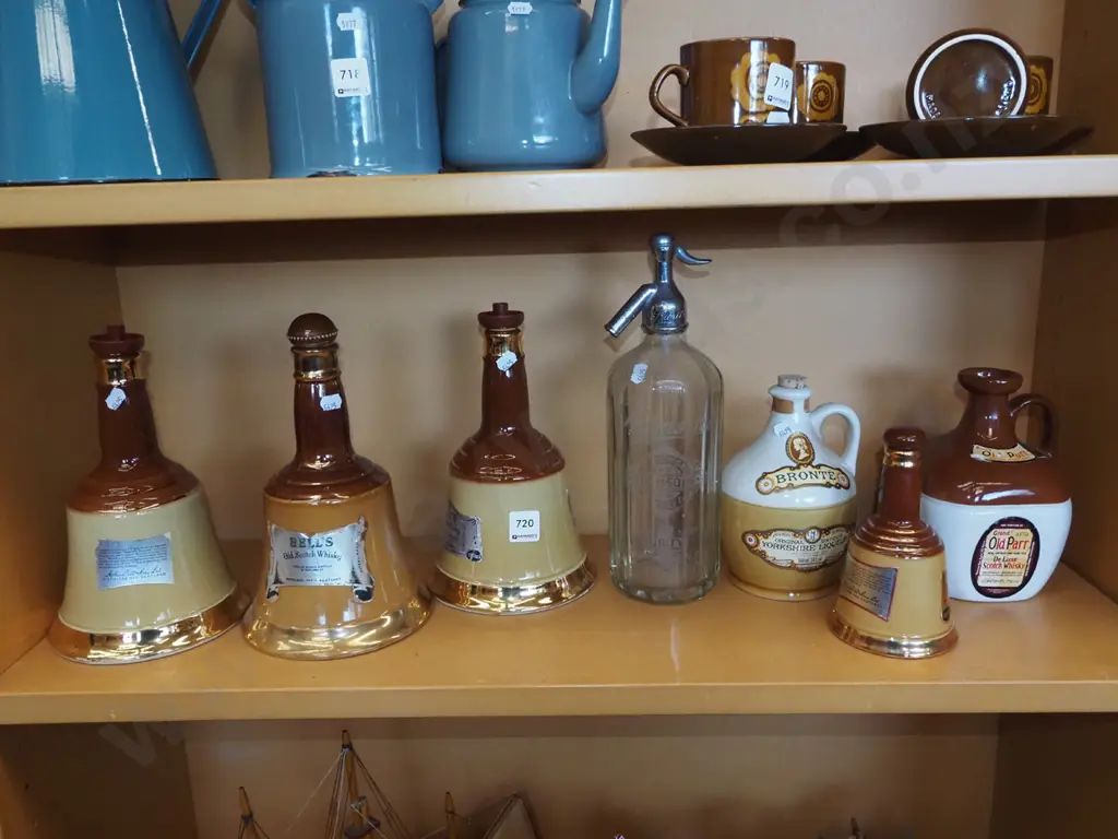whisky decanters, Thomson's soda syphon Image 1++