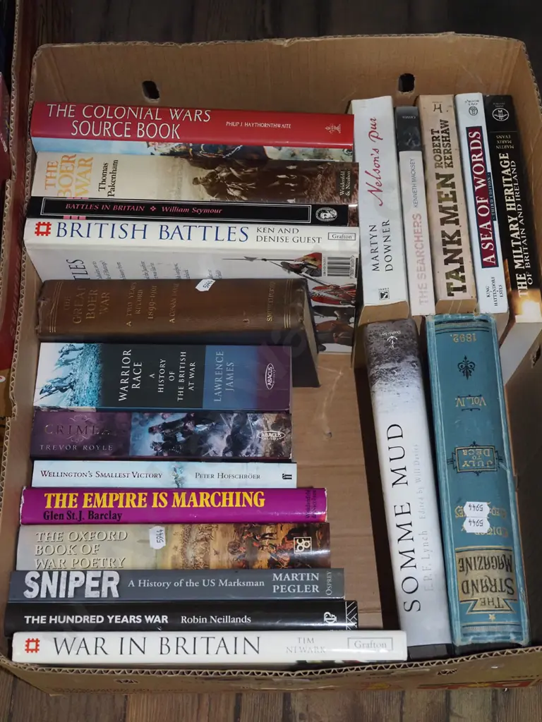 box; books about war Image 1++