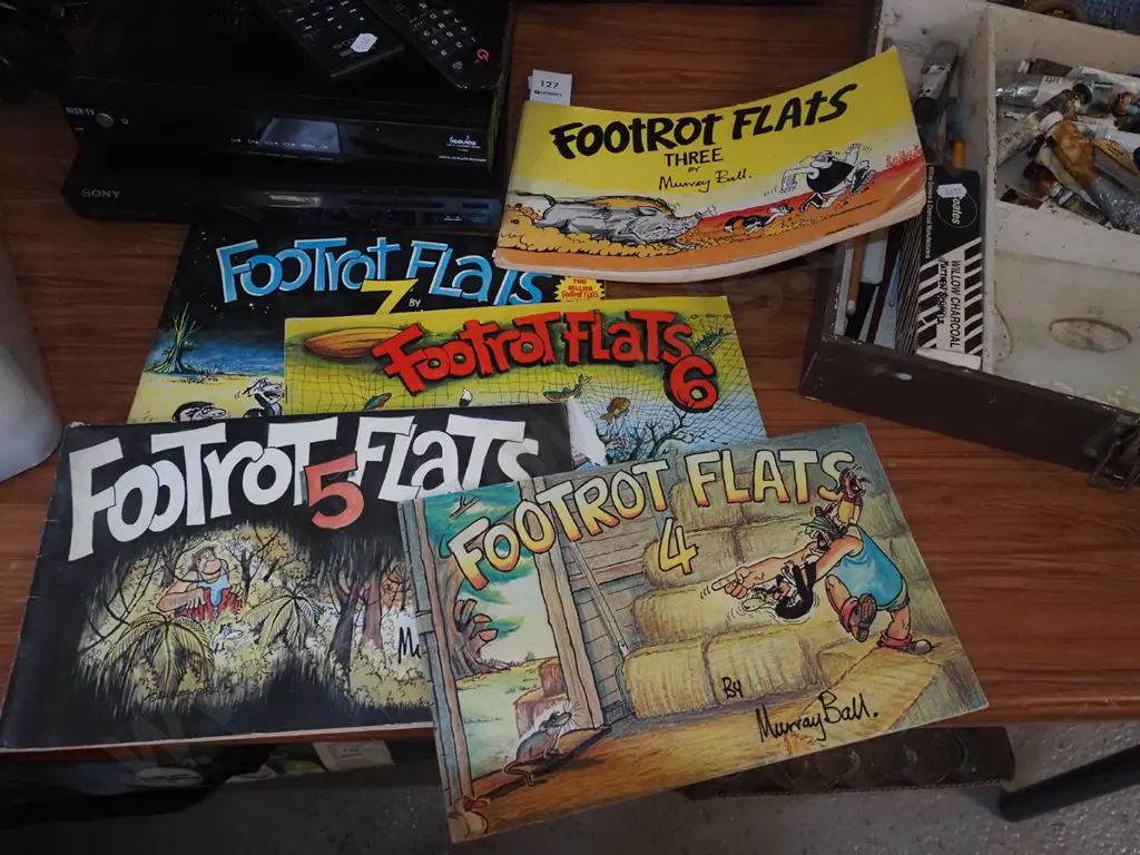 Footrot Flats books, 3,4,5,6,7 Image 1++