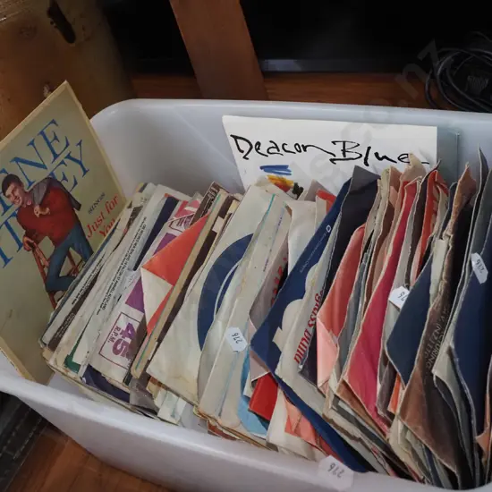 box of 45s
