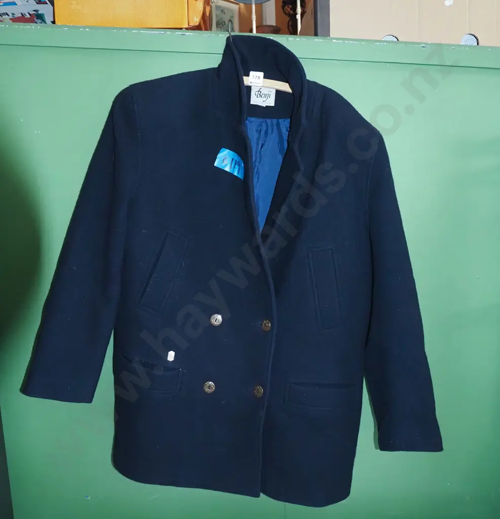 blue woollen size 14 jacket Image 1++