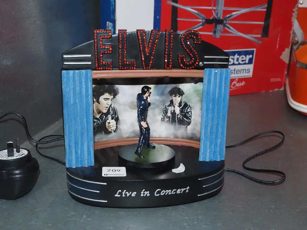 plug in Elvis Presley Live In Concert musical stage sculpture Image 1++