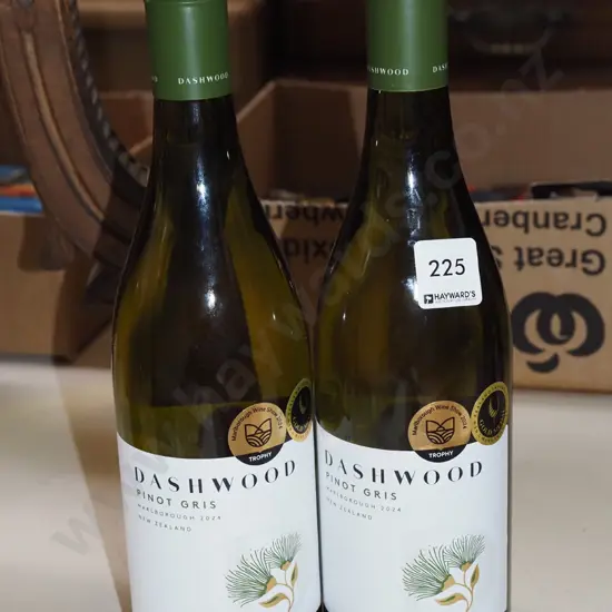 2x bottles Dashwood pinot gris 2024