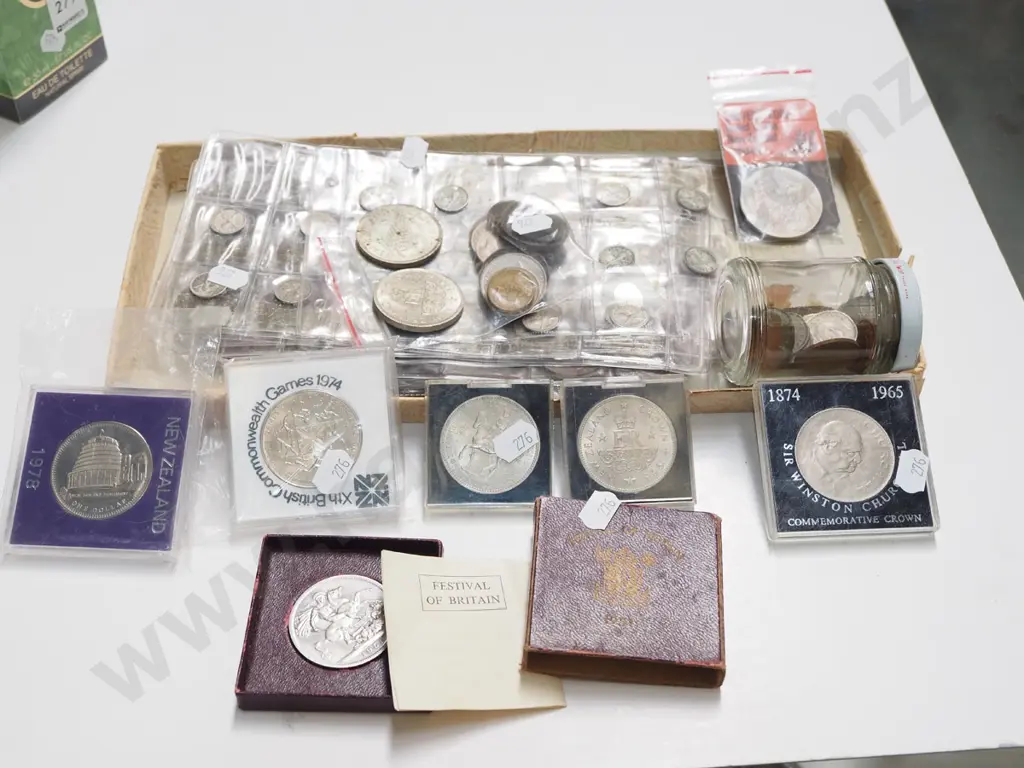 tray of coins Image 1++
