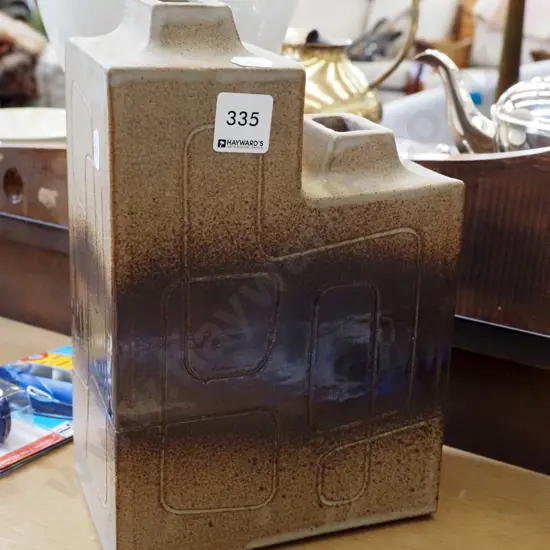 studio slab pottery vase H270