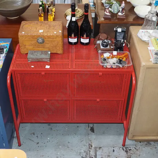 metal 4 drawer chest H700 W840 D500