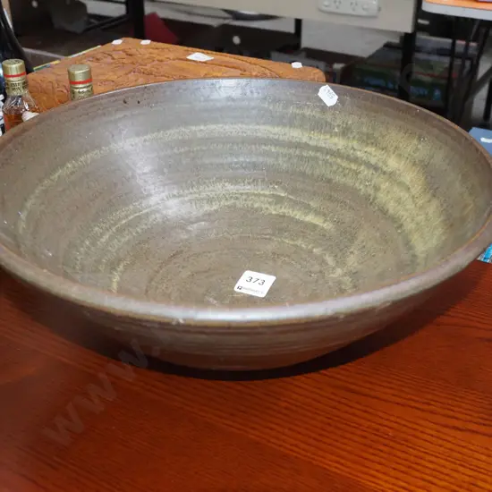large studio pottery bowl Diam340