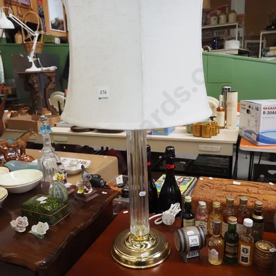 glass based table lamp H620