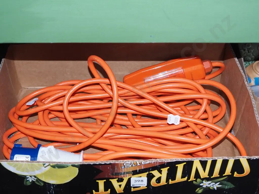 box; caravan power lead with RCD Image 1++