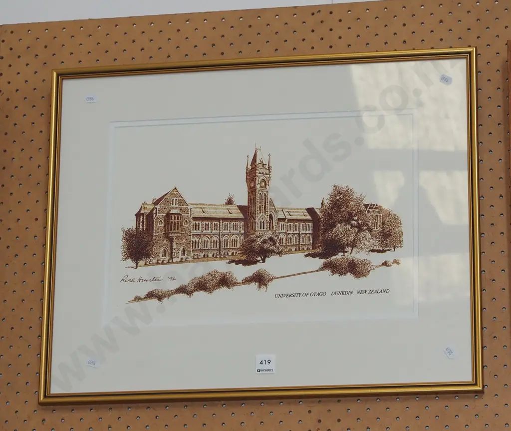Ross Hunter framed print - Otago University Image 1++