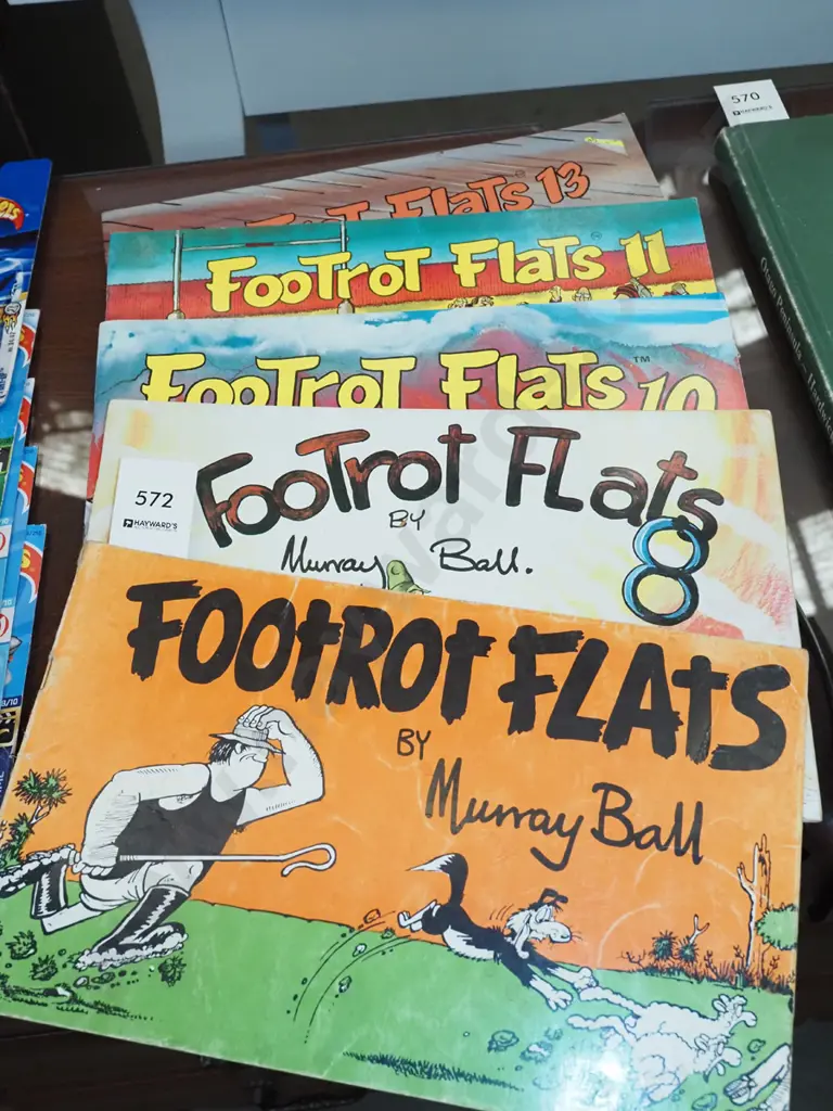 Footrot Flat books - original, 8,10,11,13 Image 1++