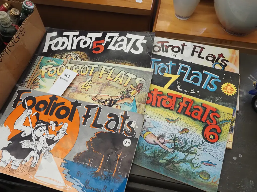 Footrot Flat books -  original,4,5,6,7,8 Image 1++