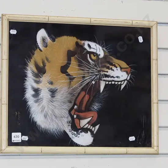 framed tiger print