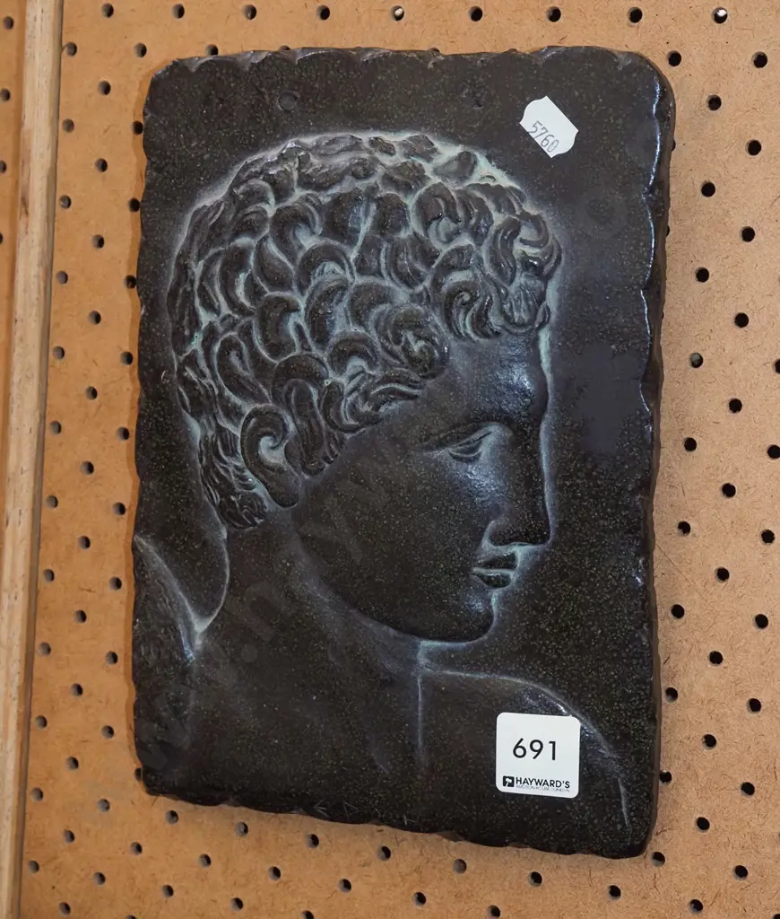 carved stone Hermes figurine Image 1++