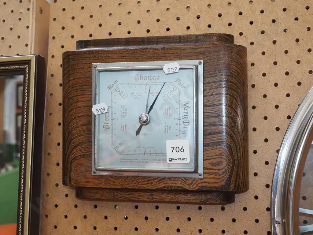 oak framed barometer Image 1++
