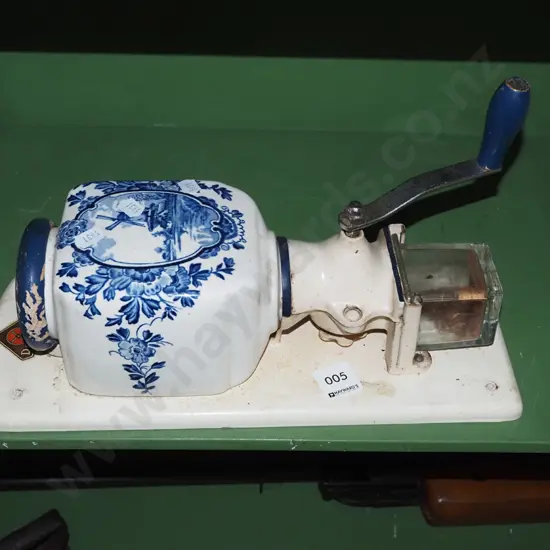 Dutch wall-mount coffee grinder