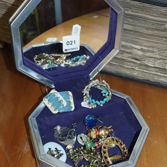 jewellery box and costume jewellery