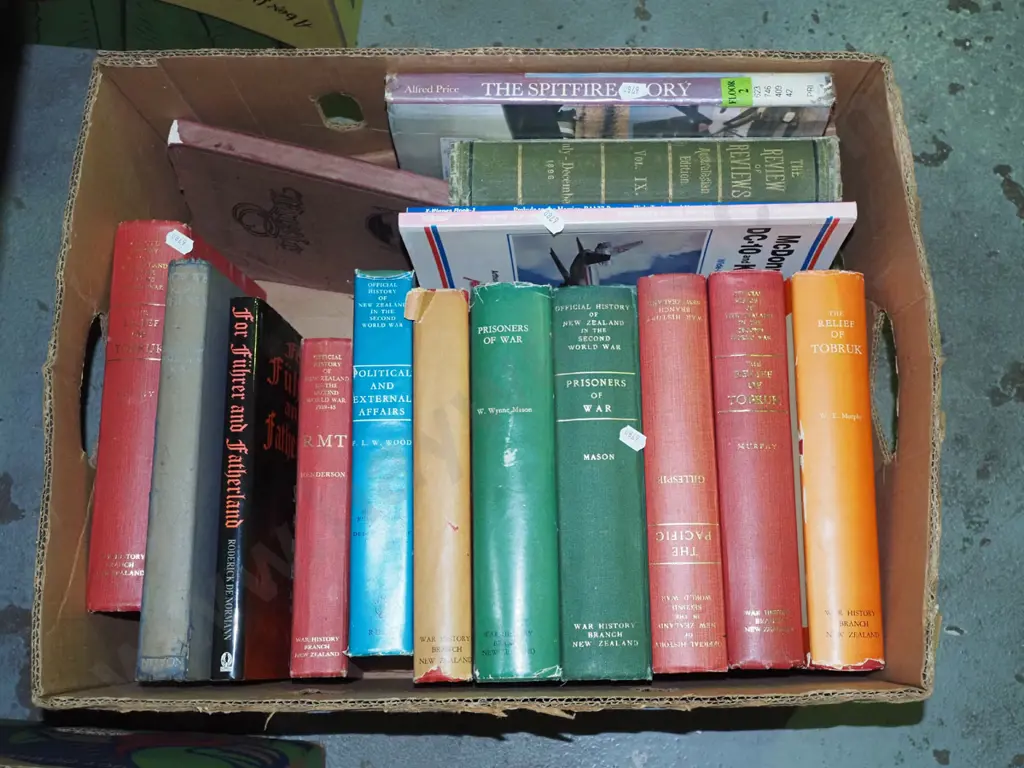 box of war books Image 1++