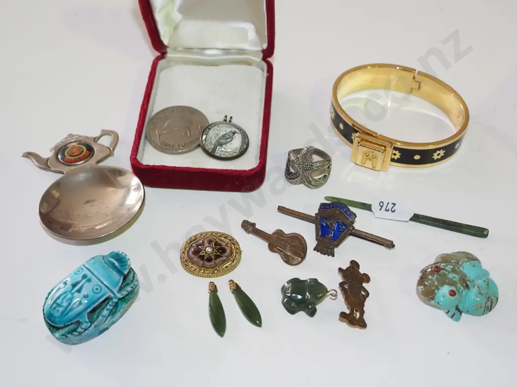 tray; coins, bracelet, teaspoons etc Image 1++