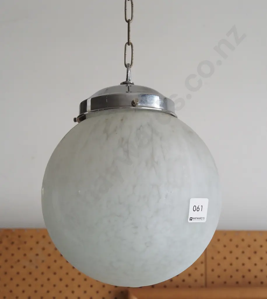 deco pendant mottled glass light shade with journal Image 1++