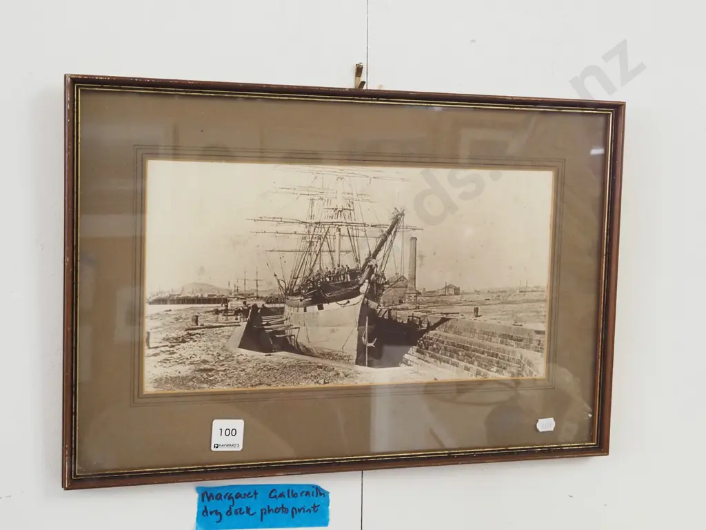 framed photo print - Margaret Galbraith in dry dock Image 1++
