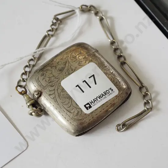 plated vesta case on chain