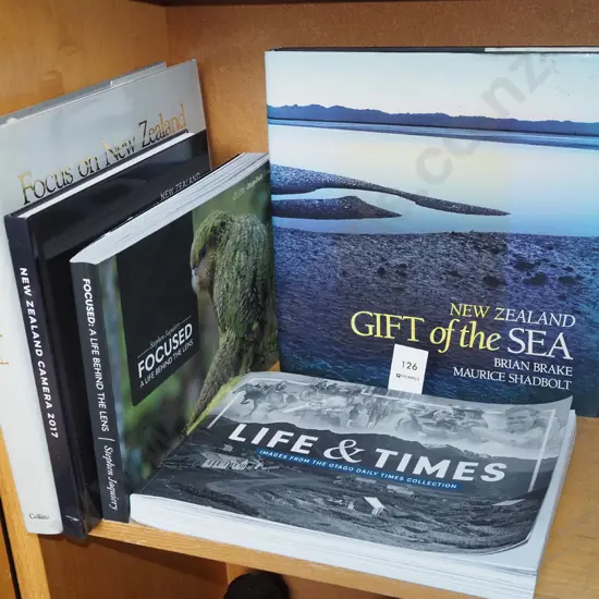 assorted New Zealand books