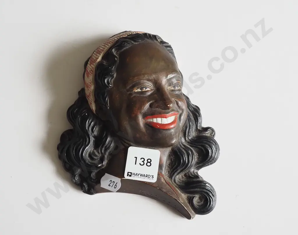 retro Coral Craft NZ wall-mount female figure Image 1++