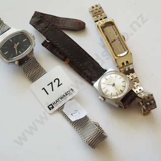 3x ladies wristwatches